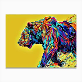 Bear With Me - Bear Encounter Canvas Print