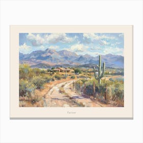 Western Landscapes Tucson Arizona 2 Poster Canvas Print