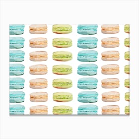 French Macaroons Canvas Print
