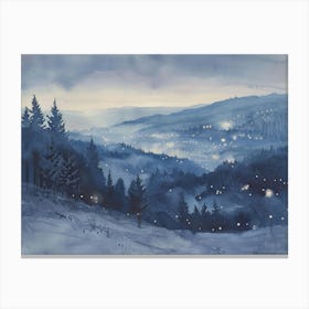 Winter Landscape 21 Canvas Print