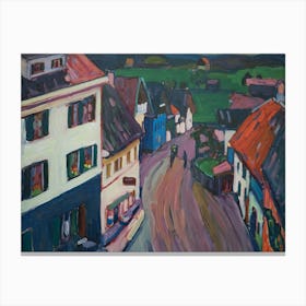 View From The Window Of The Griesbräu, Kandinsky Canvas Print