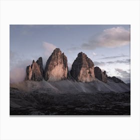 Isolated Peaks Canvas Print