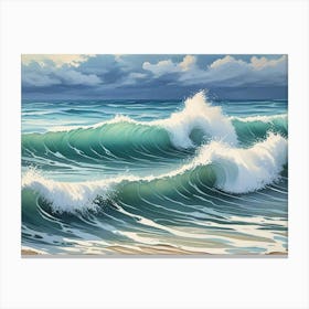 Ocean Waves 3 Canvas Print