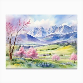 Watercolor Painting 3 Canvas Print