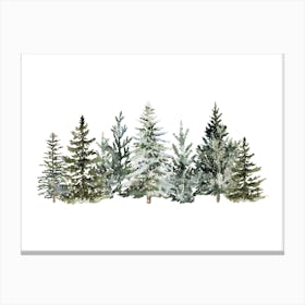 Winter Trees Canvas Print