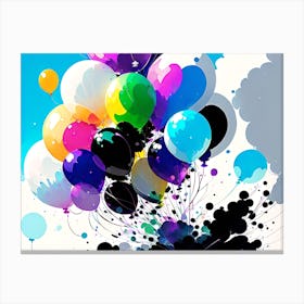 Colorful Balloons 2 Canvas Print