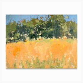 Field Of Yellow 6 Canvas Print