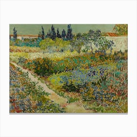 Van Gogh - Garden At Arles Canvas Print