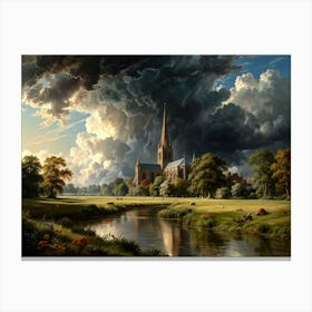 Salisbury Cathedral 2 Canvas Print