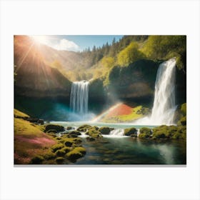 Rainbow Falls 1 Canvas Print