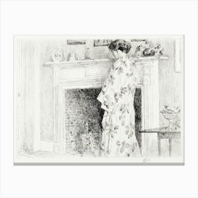 The White Kimono, Frederick Childe Hassam Canvas Print