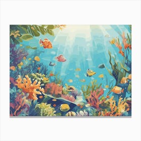 Under The Sea 2 Canvas Print