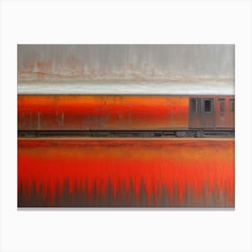 Cropped Rustyrail Canvas Print