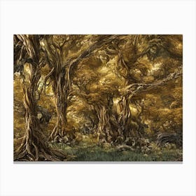 Twilight Forest 4 Canvas Print