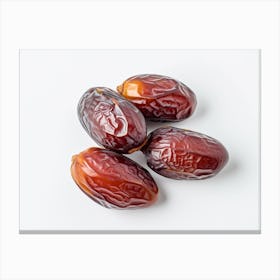 Dates On A White Background 10 Canvas Print