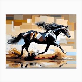 Modern Horse Art, 110 Canvas Print