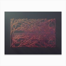 Abstract Tree Canvas Print