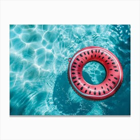 Watermelon Float Canvas Print