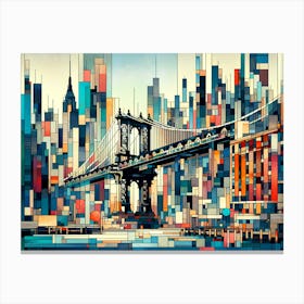 New York City Bridge Canvas Print