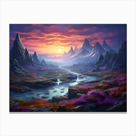 Mountain Landscape Canvas Print