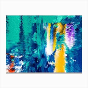 Acrylic Extruded Painting 400 Canvas Print