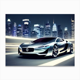 Jaguar Concept Car Canvas Print
