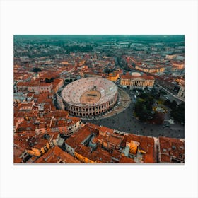 Arena Di Verona, Northern Italy Wall Art Canvas Print