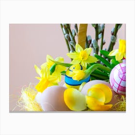 Easter Basket Canvas Print