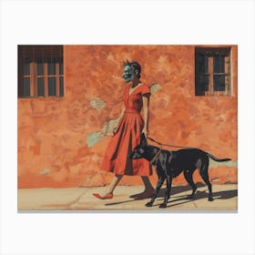 Leashed 6 Fy H Canvas Print