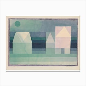 Houses By Kurt Klee Canvas Print