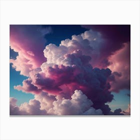 Colored Clouds Canvas Print