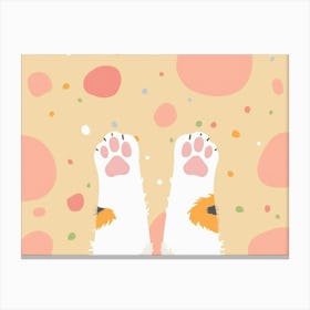 Cat Paws 4 Canvas Print
