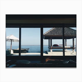 Ocean View Villa In Bali Canvas Print