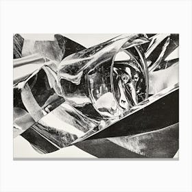 'Silver Sculpture' Canvas Print