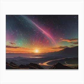 Alien Planet 19 Canvas Print