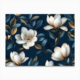 3d Magnolia Canvas Print