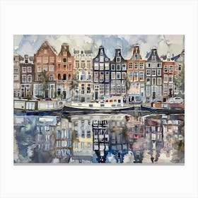 Amsterdam Cityscape Canvas Print