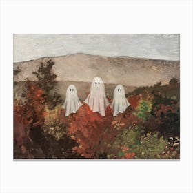 Treetops With Ghosts Canvas Print
