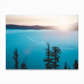 Sunrise Over Crater Lake Canvas Print