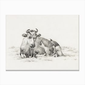 Lying Cow (1825), 1, Jean Bernard Canvas Print