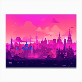 Moscow Skyline  Canvas Print