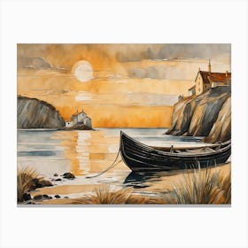 European Coastal Painting (79) Canvas Print