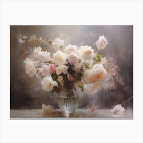 Still Life Flower Painting Canvas Print