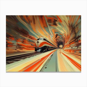 Psychedelic Tunnel Canvas Print