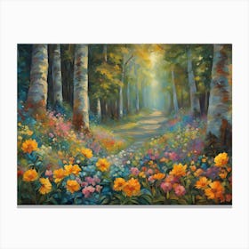 Forest Path Canvas Print