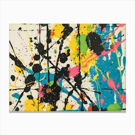 Splatter Painting 9 Canvas Print