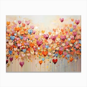 Heart Painting Canvas Print