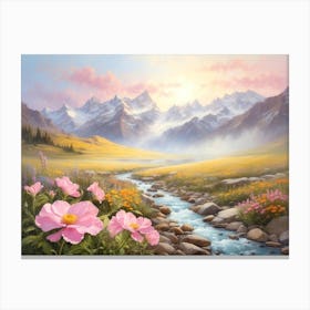 Whispers Of Wind River Canvas Print