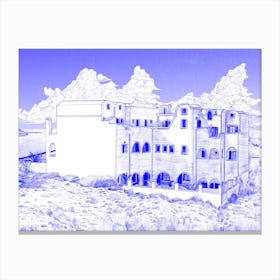 Astir Thira Hotel Canvas Print