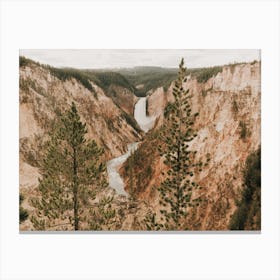Grand Canyon Of The Yellowstone Canvas Print